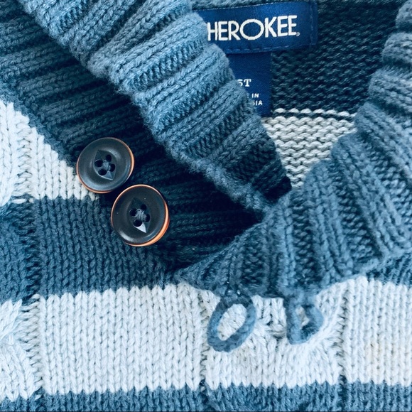 Kids Sweater Pullover Shawl Collar - Picture 4 of 7